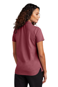 Mercer+Mettle Women's Stretch Pique Polo MM1005 - Rosewood Back