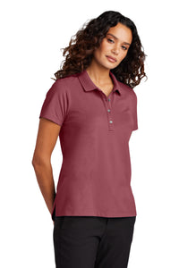 Mercer+Mettle Women's Stretch Pique Polo MM1005 - Rosewood