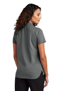 Mercer+Mettle Women's Stretch Pique Polo MM1005 - Storm Grey Back