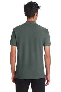 Mercer+Mettle Stretch Pique Henley MM1008 - Anchor Grey Back