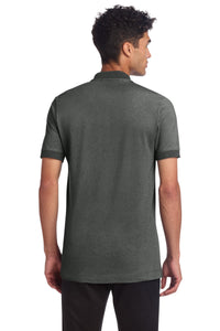 Mercer+Mettle Stretch Pique Henley MM1008 - Anchor Grey Heather Back