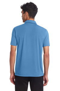 Mercer+Mettle Stretch Jersey Polo MM1014 - Parisian Blue Back