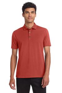 Mercer+Mettle Stretch Jersey Polo MM1014 - Terracotta