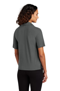 Mercer+Mettle Women's Stretch Jersey Polo MM1015 - Anchor Grey Back