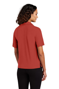 Mercer+Mettle Women's Stretch Jersey Polo MM1015 - Terracotta Back
