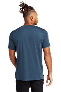 Mercer+Mettle Stretch Jersey Crew MM1016 - Insignia Blue Back
