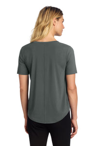 Mercer+Mettle Women's Stretch Jersey Relaxed Scoop MM1017 - Anchor Grey Back