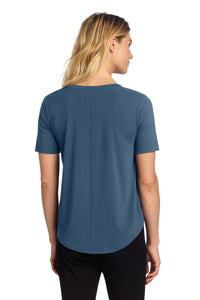 Mercer+Mettle Women's Stretch Jersey Relaxed Scoop MM1017 - Insignia Blue Back