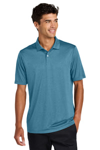 Mercer+Mettle Recharge Jersey Polo MM1020 - Harbor Blue Heather