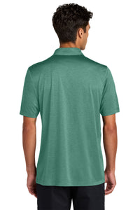 Mercer+Mettle Recharge Jersey Polo MM1020 - Sage Heather Back