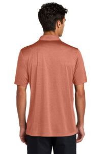 Mercer+Mettle Recharge Jersey Polo MM1020 - Sienna Heather Back