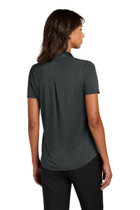 Mercer+Mettle Women's Recharge Jersey Polo MM1021 - Anchor Grey Heather Back