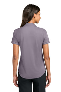 Mercer+Mettle Women's Everyday Performance Polo MM1031 - Purple Ash Back