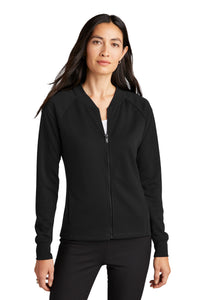 Mercer+Mettle Women's Double-Knit Bomber MM3001 - Deep Black