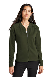 Mercer+Mettle Women's Double-Knit Bomber MM3001 - Townsend Green