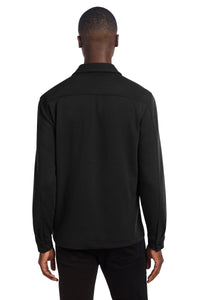 Mercer+Mettle Double-Knit Snap Front Jacket MM3004 - Deep Black Back