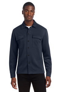 Mercer+Mettle Double-Knit Snap Front Jacket MM3004 - Night Navy