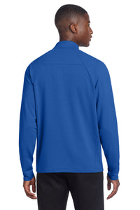 Mercer+Mettle Stretch 1/4-Zip Pullover MM3010 - Blue Note Back