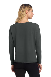 Mercer+Mettle Women's Stretch Drop Shoulder Pullover MM3013 - Anchor Grey Back