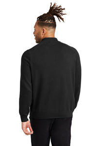 Mercer+Mettle 1/4-Zip Sweater MM3020 - Deep Black Back