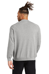 Mercer+Mettle 1/4-Zip Sweater MM3020 - Gusty Grey Heather Back
