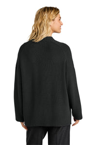 Mercer+Mettle Women's Open Cardi MM3021 - Deep Black Back