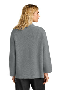 Mercer+Mettle Women's Open Cardi MM3021 - Gusty Grey Heather Back