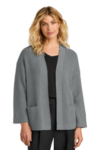Mercer+Mettle Women's Open Cardi MM3021 - Gusty Grey Heather