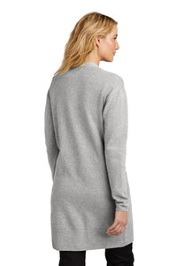 Mercer+Mettle Women's Open-Front Cardigan Sweater MM3023 - Gusty Grey Heather Back