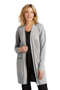 Mercer+Mettle Women's Open-Front Cardigan Sweater MM3023 - Gusty Grey Heather