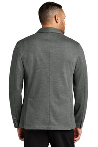 Mercer+Mettle Relaxed Knit Blazer MM3030 - Storm Grey Heather Back