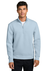Mercer+Mettle Soft Spacer 1/4-Zip MM3100 - Celestial Blue