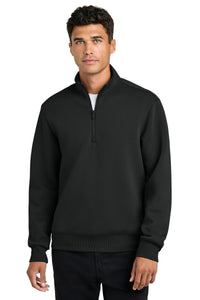 Mercer+Mettle Soft Spacer 1/4-Zip MM3100 - Deep Black