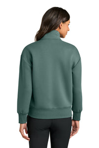Mercer+Mettle Women's Soft Spacer 1/4-Zip MM3101 - Silver Pine Back
