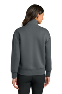 Mercer+Mettle Women's Soft Spacer 1/4-Zip MM3101 - Storm Grey Back