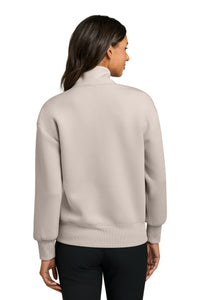 Mercer+Mettle Women's Soft Spacer 1/4-Zip MM3101 - Warm Quartz Back