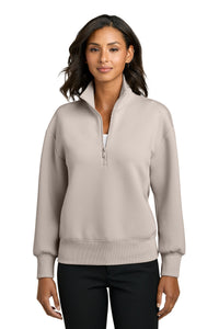 Mercer+Mettle Women's Soft Spacer 1/4-Zip MM3101 - Warm Quartz