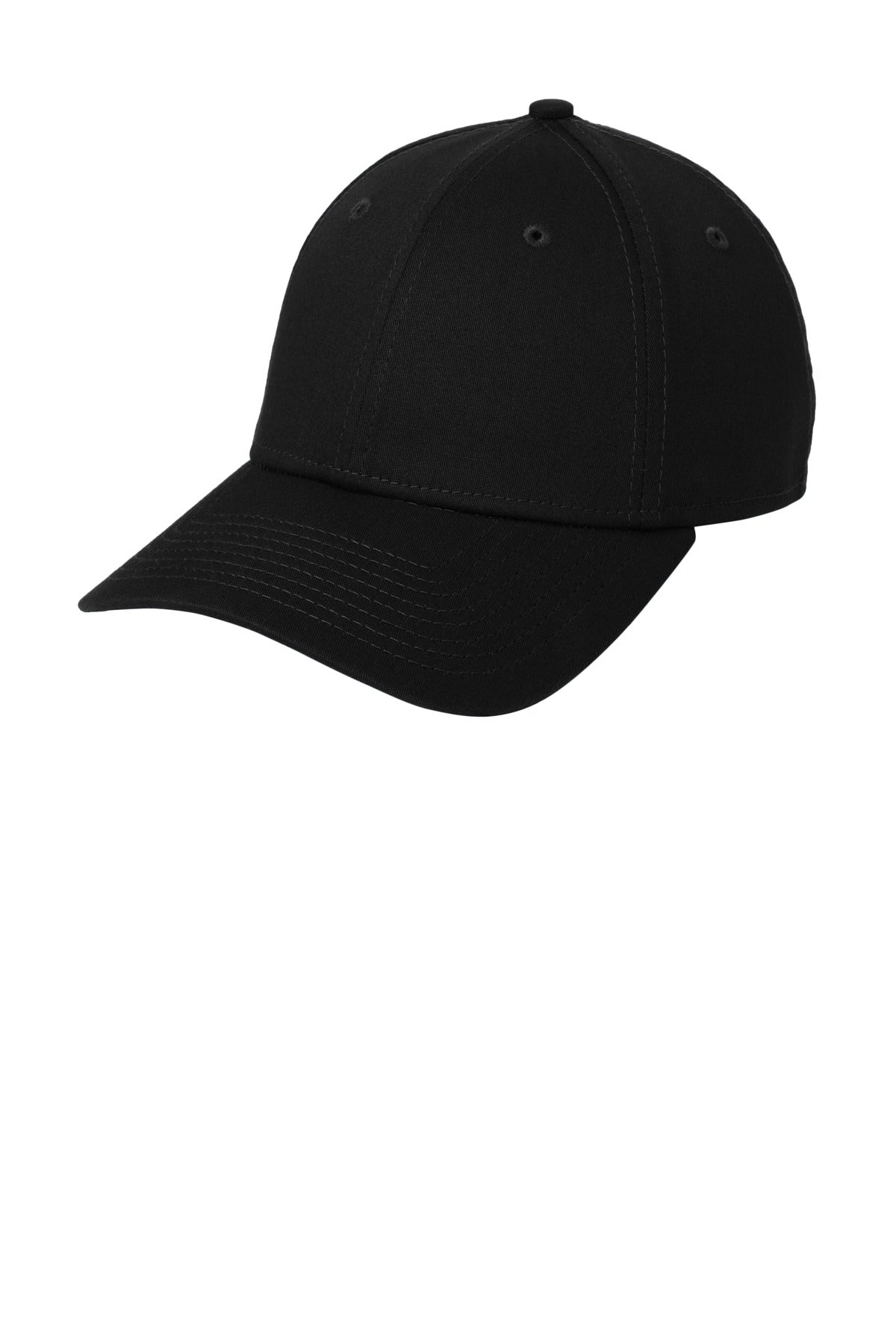 New Era - Structured Stretch Cotton Cap - Black