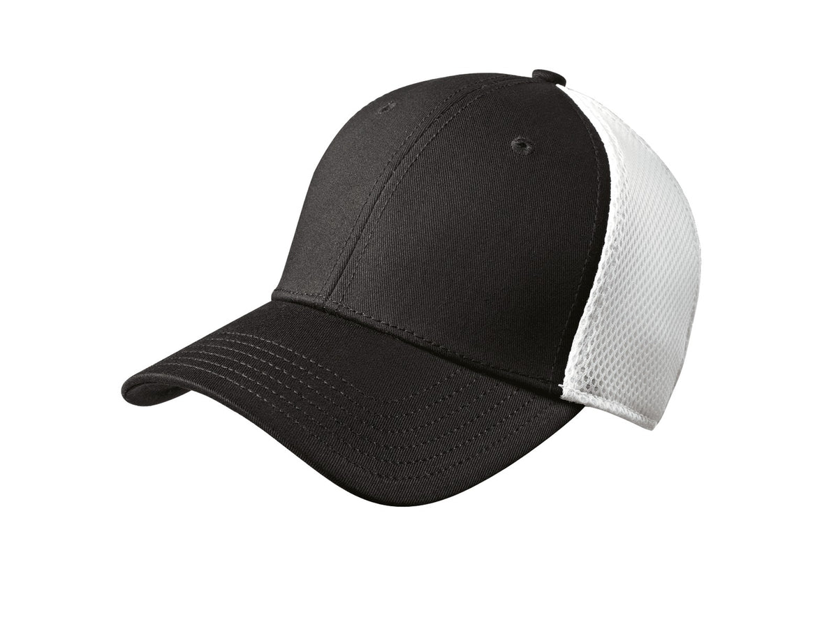 New Era - Stretch Mesh Cap - Black/ White