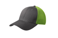 New Era - Stretch Mesh Cap - Graphite/ Cyber Green