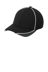 DISCONTINUED New Era Hex Mesh Cap - Black/ Graphite/ White