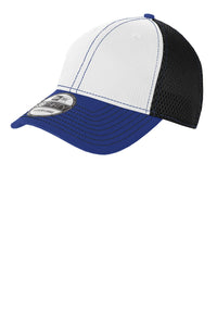 New Era - Stretch Mesh Contrast Stitch Cap - White/ Royal/ Black