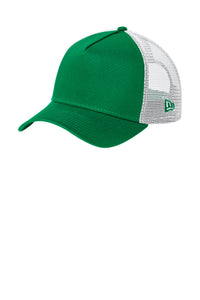New Era Snapback Trucker Cap - Flag Kelly/ White