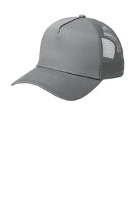 New Era Snapback Trucker Cap - Grey/ Grey