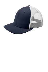 New Era   Snapback Low Profile Trucker Cap   NE207 - Deep Navy/ White