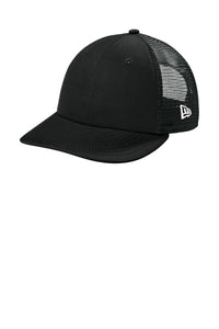 New Era   Snapback Low Profile Trucker Cap   NE207 - Flag Black