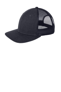 New Era   Snapback Low Profile Trucker Cap   NE207 - Heather Navy/ Navy
