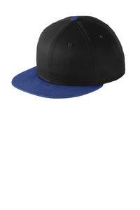 New Era - Flat Bill Snapback Cap - Black/ Royal