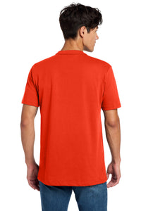New Era  Heritage Blend Crew Tee - Deep Orange Back