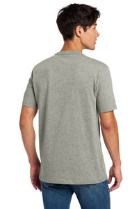 New Era  Heritage Blend Crew Tee - Rainstorm Grey Heather Back